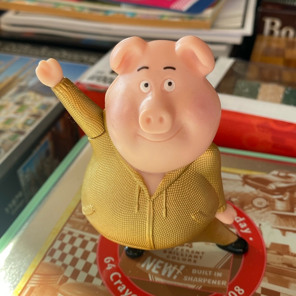 SING movie, Gunter pig McDonald’s Happy meal toy